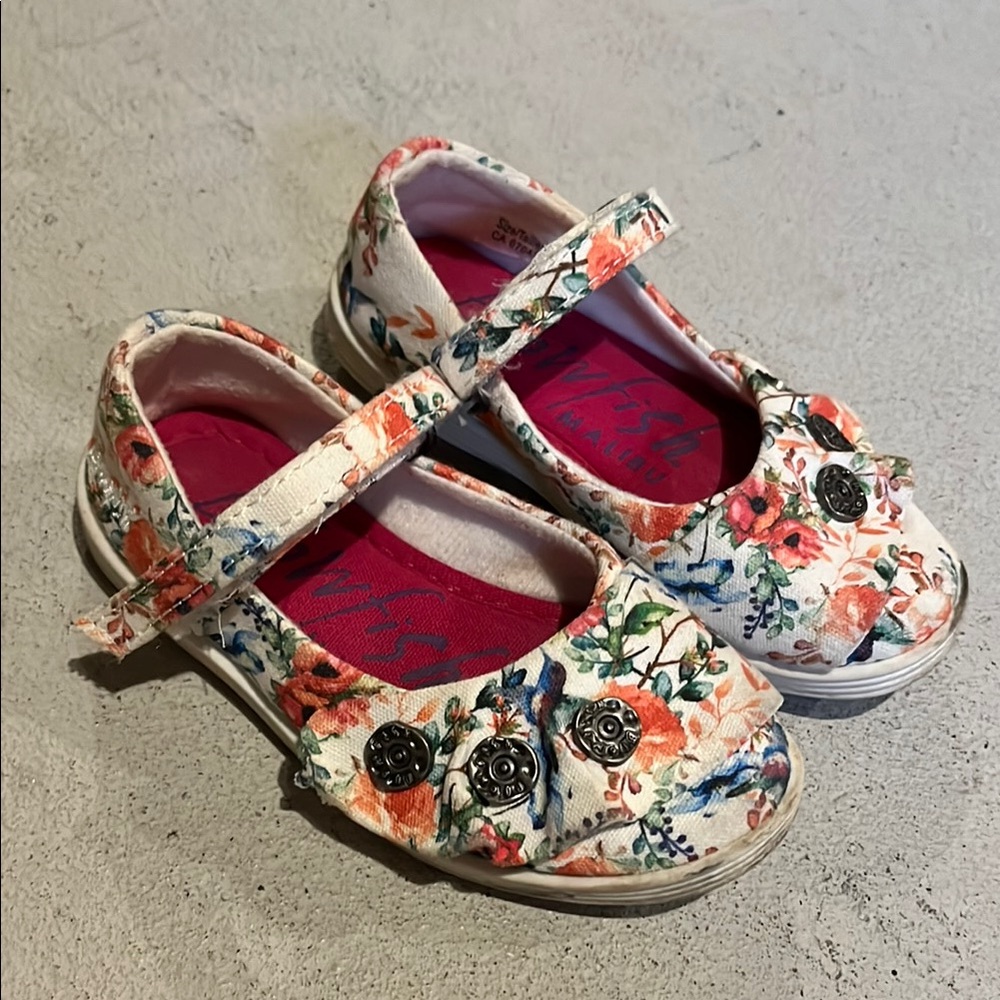 Floral Kids Shoes
